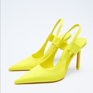 🔥Zara heeled slingbacks🔥